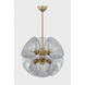 Salix 6 Light 22.25 inch Patina Brass Pendant Ceiling Light